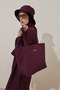 Beach Bag Plum - 5