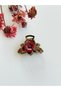 Women's Metal Buckle with Vintage Floral Detail
