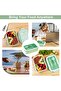 Bento Boxes for Adults,Kids Lunch Boxes,Large Capacity,Microwave Safe,Dishwasher Safe,Freezer Safe,Meal Fruit Snack,1400 ML,Spoon&fork Included,Sage Green - 5