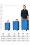 Aluminum Frame Unbreakable Luggage 2Pcs Set (20/24 Inch) Polycarbonate Hard Shell Suitcase - 7