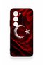 Redmi 15 5g Compatible Wolf Turkish Flag Patterned Silicone Case - 4