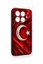 Mi 15t Pro Compatible Turkish Flag Patterned Silicone Case - 2