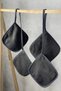 Set of 2 Heat-Resistant Square Kitchen Grippers - Pot and Oven Grippers with Hanger - 3