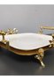 Kare Porcelain Presentation Plate with Foot Detail & Accessories & Special Laser - 6