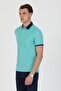Polo Collar Cotton Pique T-Shirt - 5