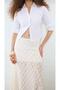 Women's High Waist Lace Maxi Skirt - 4
