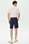 Men's Slim Fit Cotton Bermuda Shorts Men's Cotton Bermuda Shorts Navy Blue - 4