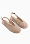 Avin Genuine Leather Mink Suede Women's Slingback Ballerinas - 3