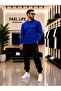 Unisex Wide Cut Zero Neck and Sweatpants Colorful Paris Printed Set
