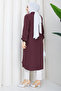 Women's Horizontal Collar Large Size Pocket Cap - 6