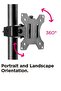 Skill Tech SH C01 Single Monitor Economy Articulating Stand for 13"–32" Screens, VESA 100x100, Max Load Capacity 8kg - 2