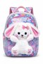 Girl's Primary School Bag Set of 3 Plush Detailed Backpack, Lunch Bag, Pen Holder - 6