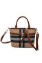 Beige - Tan Plaid Women's Handbag Sp1283 - 5