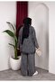 Great 100% Cotton Tencel Fabric Special Design Trouser Suit with Pocket Knit Detail - 5