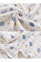 100% Cotton Muslin Baby Blanket 80X70 cm Cloud Patterned – Breathable Soft Swaddle Stroller Nursing Cover
