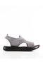 Sandale dama Negre din material textil EOIU - 5