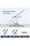 Adjustable Laptop Stand for Desk Ergonomic Riser with 360° Rotating Base Foldable Notebook Computer Holder - 4