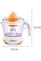 Premium Electric Citrus Juicer, Multi-Function Juice Press with Interchangeable Cones, 0.7L Clear Pitcher - 3