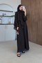 Hürrem Şallı Abaya Brown - 3