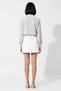 Women's Mini Denim Skirt High Waist A-Line Cut Zipper Detailed Pocketed %100 Cotton Comfortable Casual Modern - 5