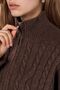 Crop Soft Textured Zippered Hair Braided Knitwear Cardigan - 5
