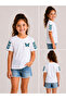 Girl's Butterfly Printed White T-Shirt – Premium Quality and with a Surprise Gift - 2