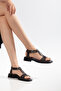 Women's Buckle T-Strap Casual Sandals - 3