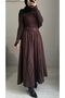 Women's Skirt Long Lined Crinkled Skirt