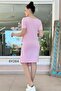 Modal Fabric Buckle Detail Dress 6Y264 - 2