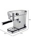 ME-ECM2016 Espresso Coffee Machine - 20 Bar Pressure, 1.1L, with Built-in Pressure Gauge and Milk Frothing Nozzle (Stainless Steel)| 1350W - 2