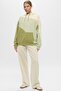 Womens Oversize Sweatshirt Loose Fit Hooded Women's Sweatshirt Green - 6