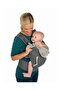 Cuddle Up Ergonomic 2-Way Hoodie Baby Carrier, Adjustable & Wide Belt - Grey - 3