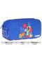 Kids Moster Printed Blue Boy's School Pencil Case Pencil Bag - L5406 - 3