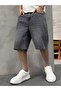 شورت دينيم كبير الحجم للرجال من Acid Wash - 6