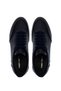 Men's Genuine Leather Navy Blue Sneakers & Sports Shoes - 5