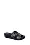 Women's Black Leather Comfort Slippers 26Sfd410614 - 7