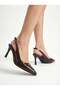Women's Brown Pointed Toe Back-Strapped Thin Heel Stiletto Evening Dress Office Heeled Shoes Zera1 - 2