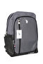Gray Men's Laptop Backpack Ergonomic School Business Bag - 2