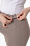 Beli Adjustable Mink Flexible High Waist Maternity Leggings - 4