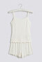 Women's Summer Thin Strap Viscose Shorts Set - Home Wear Set (92% Viscose Natural Soft Fabric) - 4
