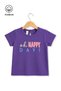 Baby Girl Letter Printed Casual Short Sleeve Summer T-Shirt - 2