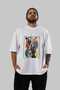 For Dog Lovers 56 Front Dog Printed White Oversize T-Shirt 100% Cotton Unisex Dog Lover Premium Design - 6