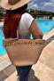 Jute Straw Look Handcrafted Beach Bag and Hat Set – Durable Design Suitable for Daily Use - 2