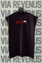 Ufc Back Printed Zero Sleeve Sports Tshirt and Custom Sports Shorts Set - 2