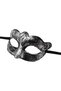 Masquerade antique grey silver distressed mask ball venetian - 3