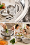 3-in-1 Professional Kitchen Set - Stainless Steel Grater, Strainer, and Mixing Bowl (27 cm) 723296 - 4