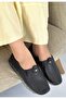 Wens Black Leather Sports Shoes - 2