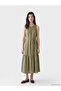 Esvab • Modern & Distinctive Zero Roba Collar Belted Gathered Dress