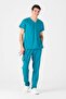 Lycra Petrol Green Scrubs Jersey