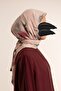 Mystical Garden Patterned Muslin Scarf Candy Pink